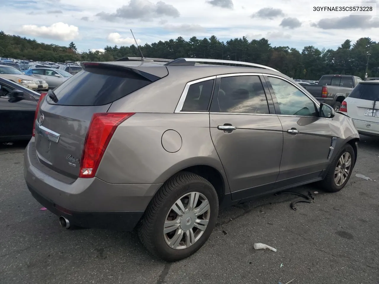 2012 Cadillac Srx Luxury Collection VIN: 3GYFNAE35CS573228 Lot: 73132084