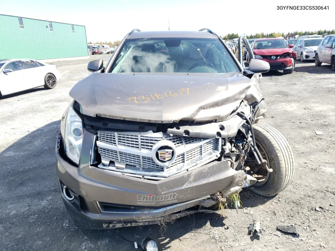 3GYFNGE33CS530641 2012 Cadillac Srx