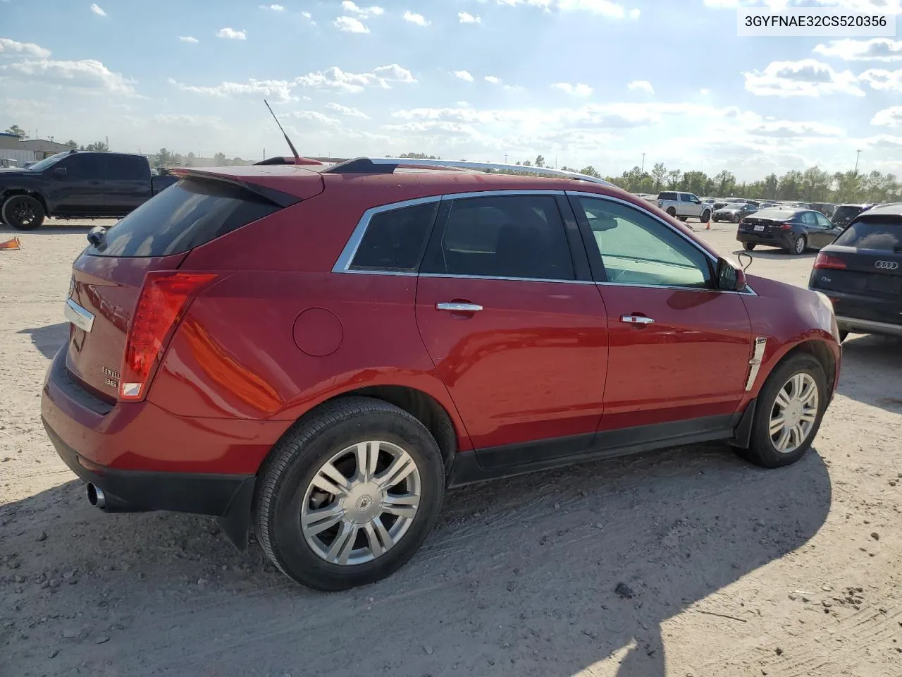 2012 Cadillac Srx Luxury Collection VIN: 3GYFNAE32CS520356 Lot: 73396414