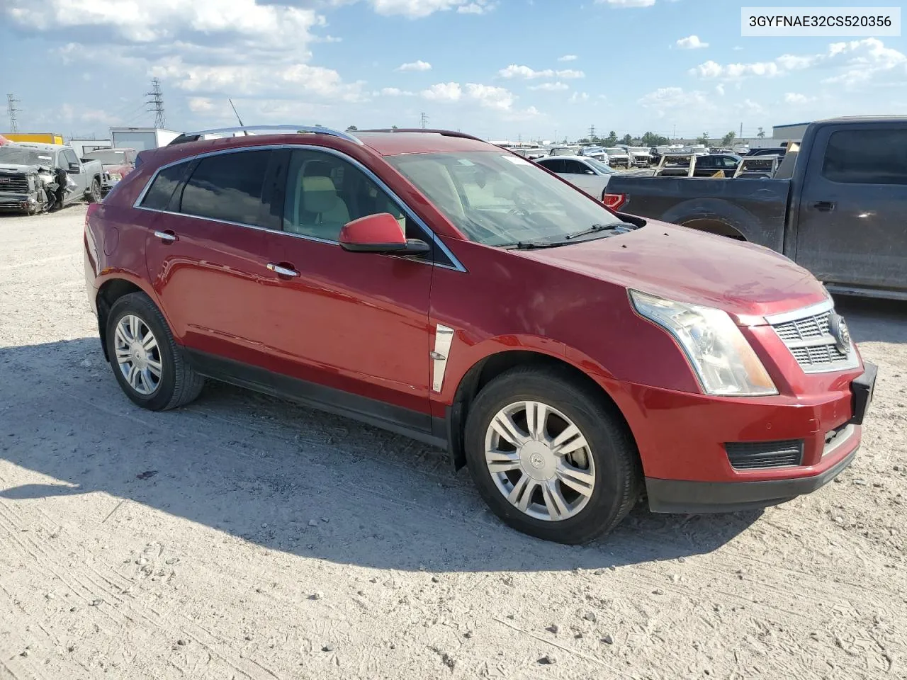 2012 Cadillac Srx Luxury Collection VIN: 3GYFNAE32CS520356 Lot: 73396414