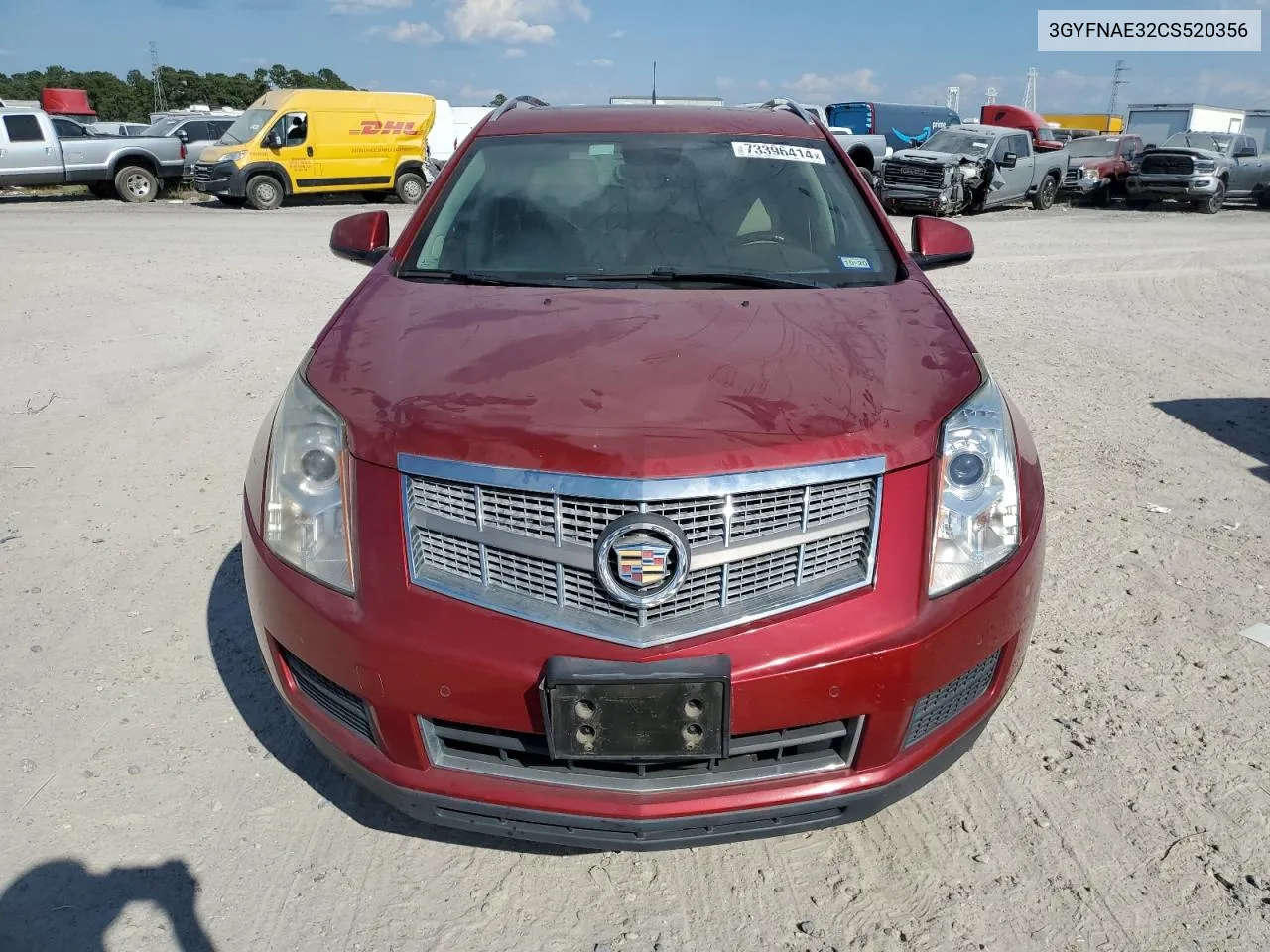 2012 Cadillac Srx Luxury Collection VIN: 3GYFNAE32CS520356 Lot: 73396414