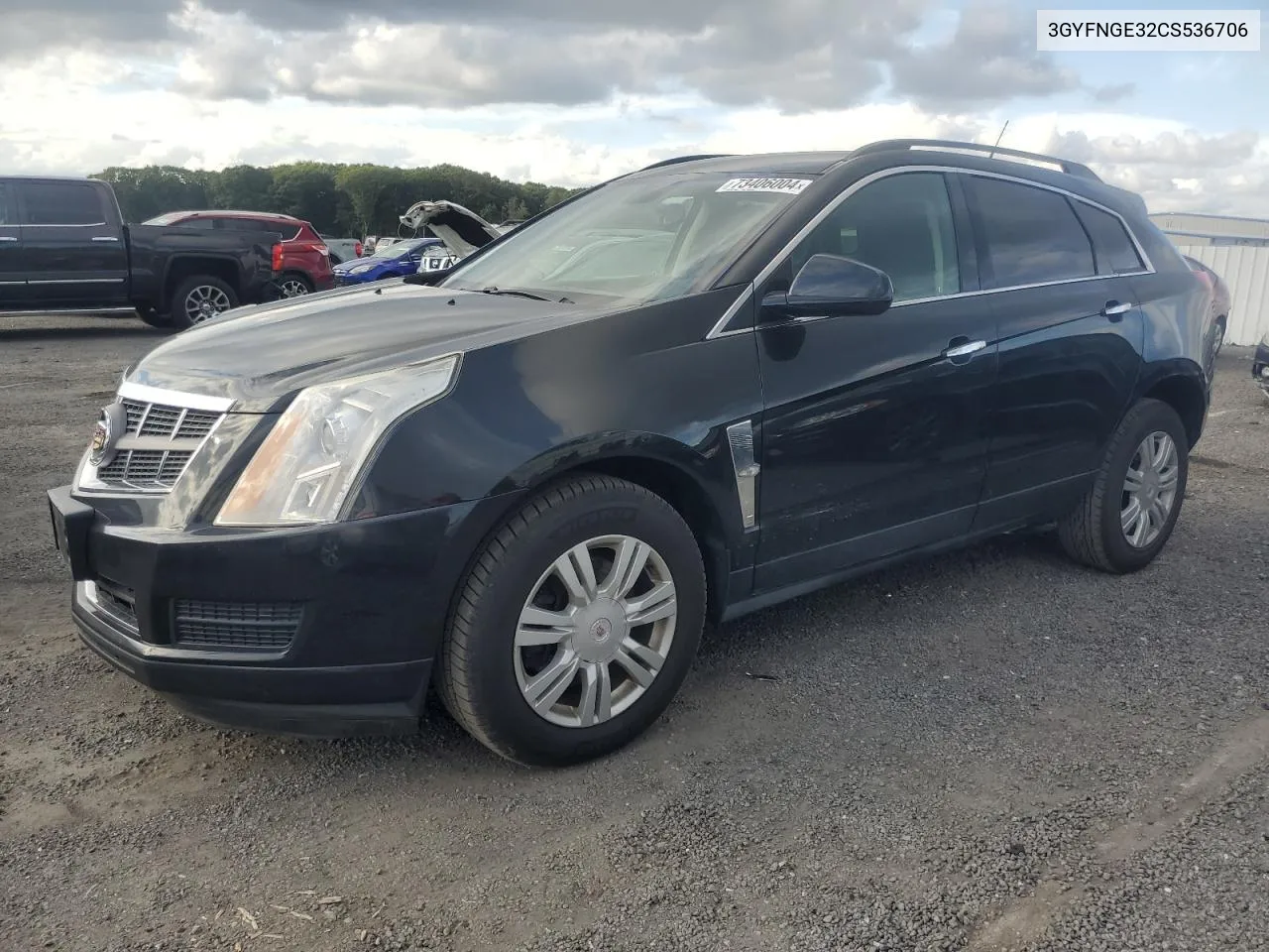 2012 Cadillac Srx VIN: 3GYFNGE32CS536706 Lot: 73406004