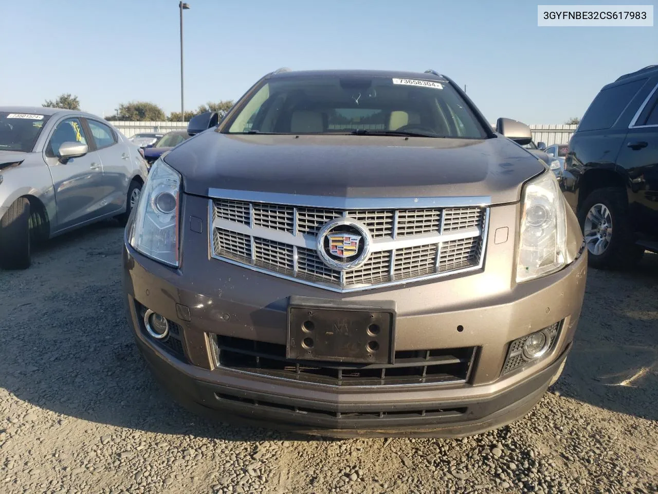 2012 Cadillac Srx Performance Collection VIN: 3GYFNBE32CS617983 Lot: 73658304