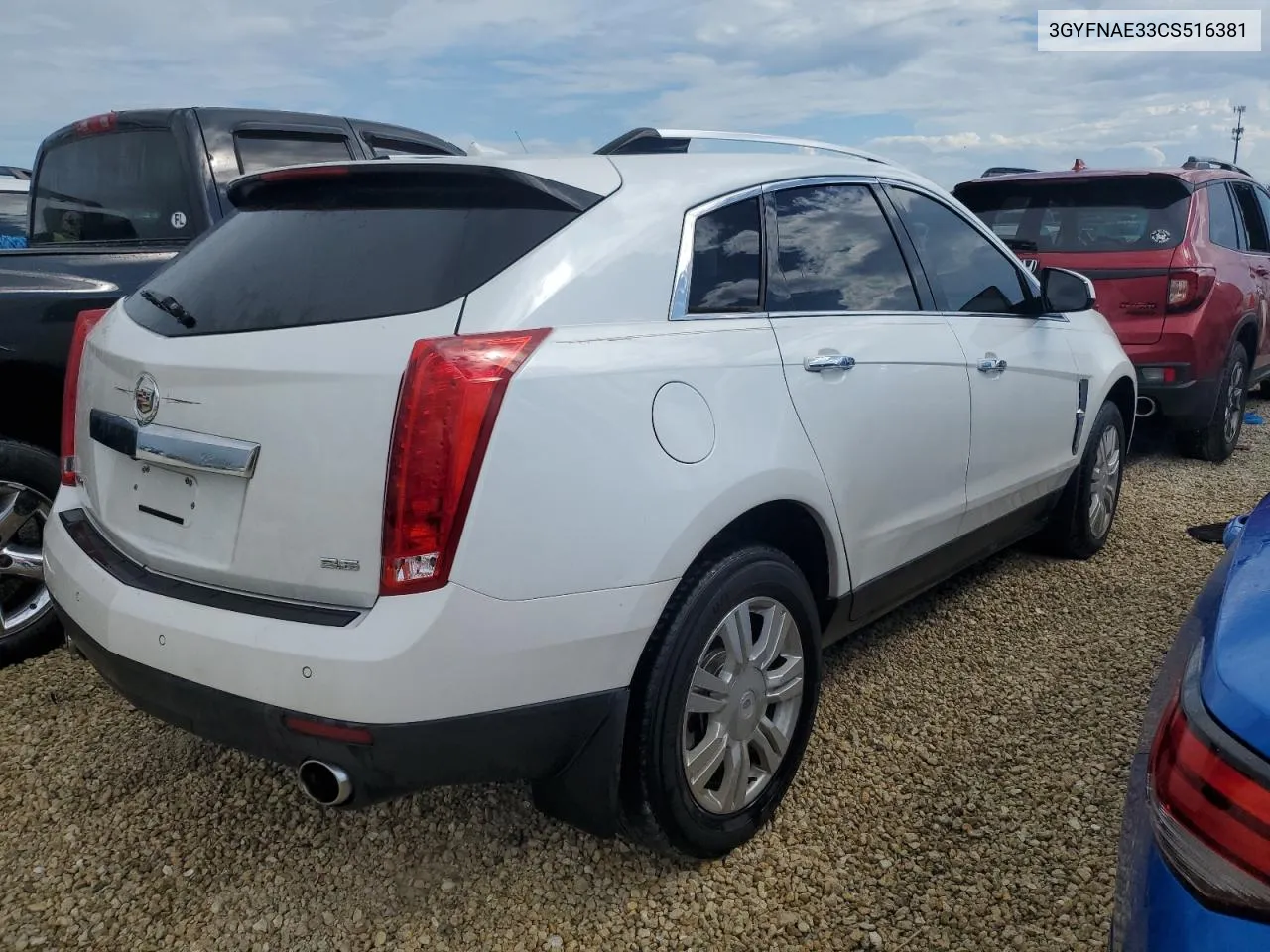 3GYFNAE33CS516381 2012 Cadillac Srx Luxury Collection