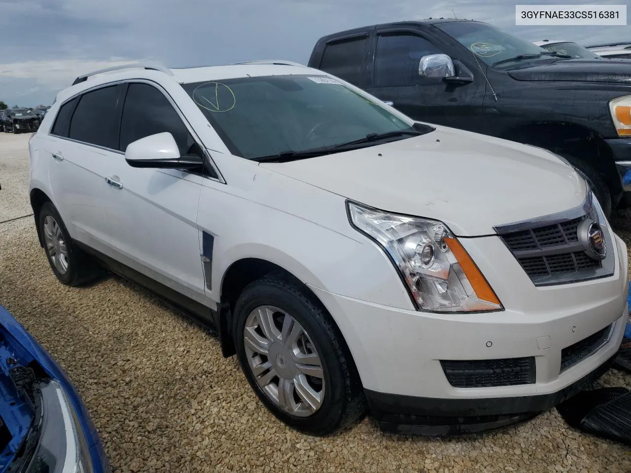 2012 Cadillac Srx Luxury Collection VIN: 3GYFNAE33CS516381 Lot: 73964144