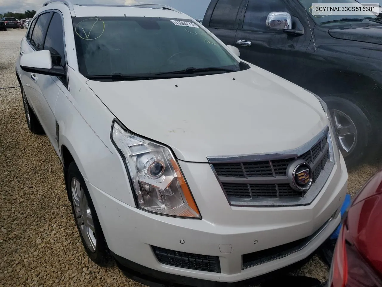 3GYFNAE33CS516381 2012 Cadillac Srx Luxury Collection