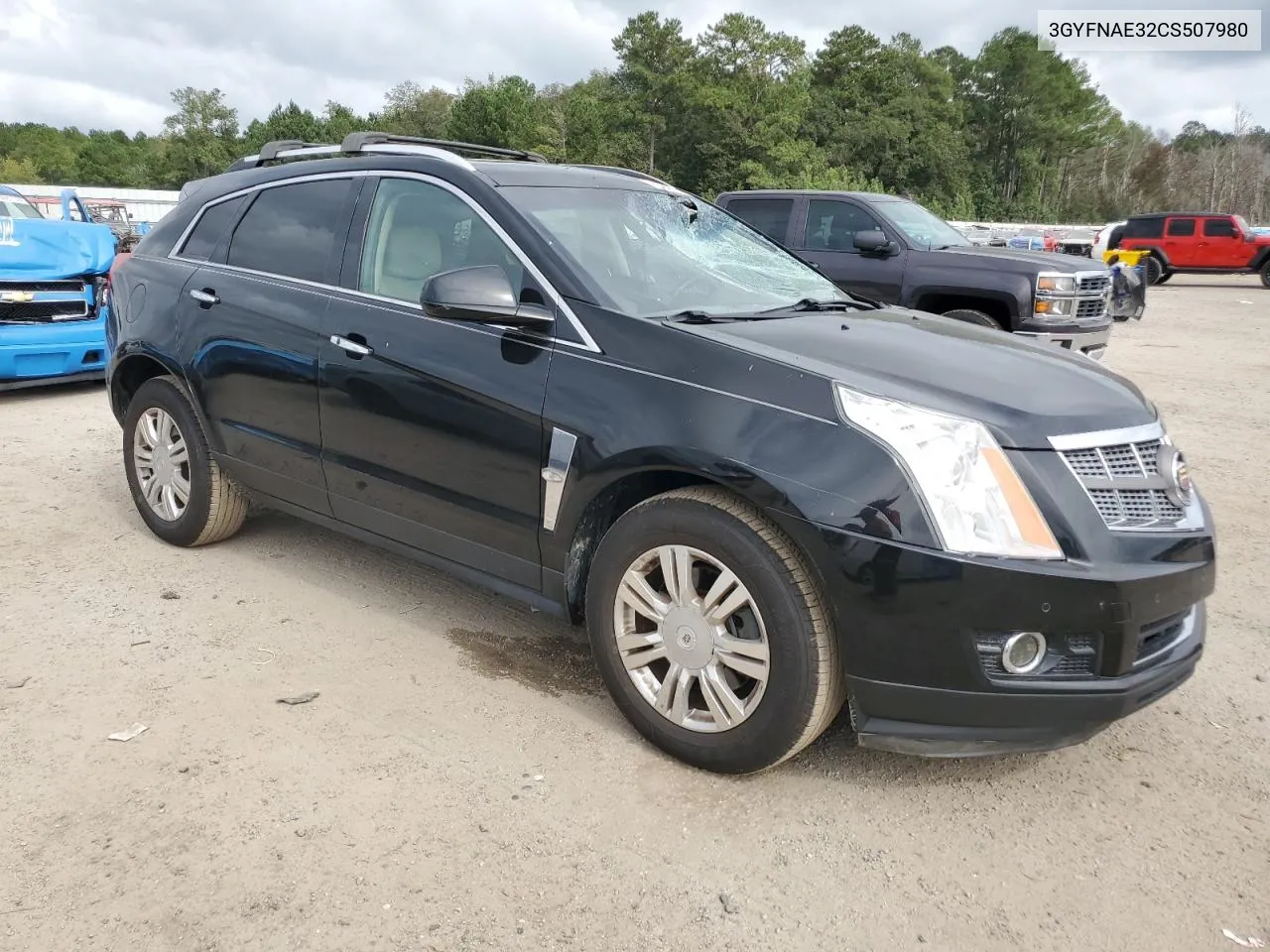 2012 Cadillac Srx Luxury Collection VIN: 3GYFNAE32CS507980 Lot: 73980314