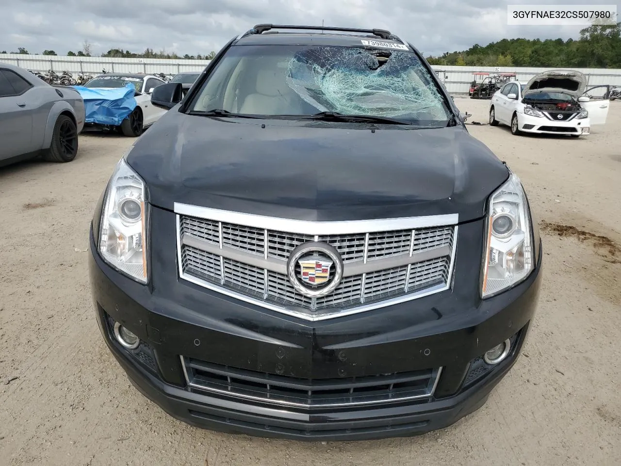 2012 Cadillac Srx Luxury Collection VIN: 3GYFNAE32CS507980 Lot: 73980314