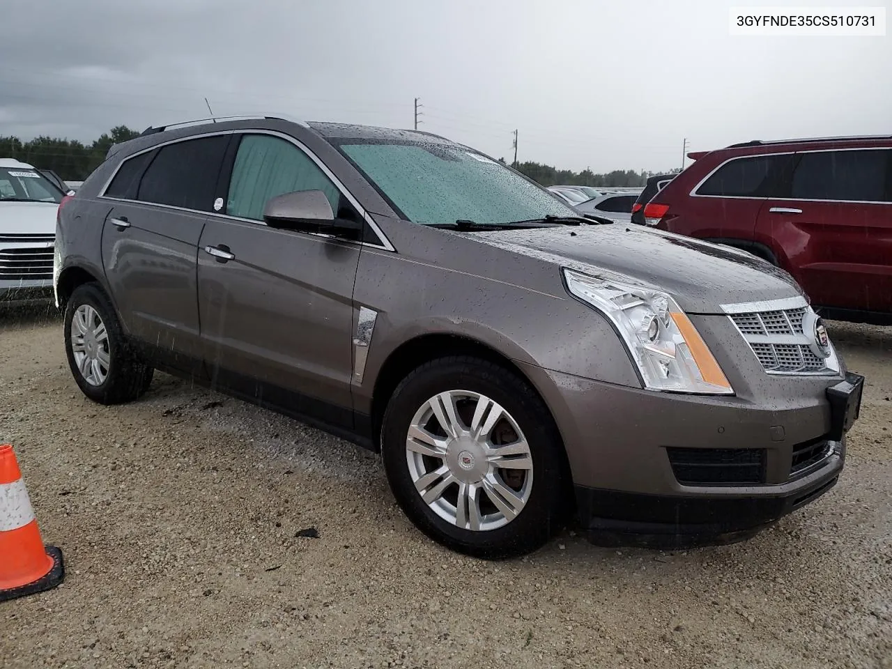 2012 Cadillac Srx Luxury Collection VIN: 3GYFNDE35CS510731 Lot: 74036184