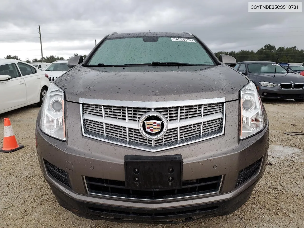 2012 Cadillac Srx Luxury Collection VIN: 3GYFNDE35CS510731 Lot: 74036184