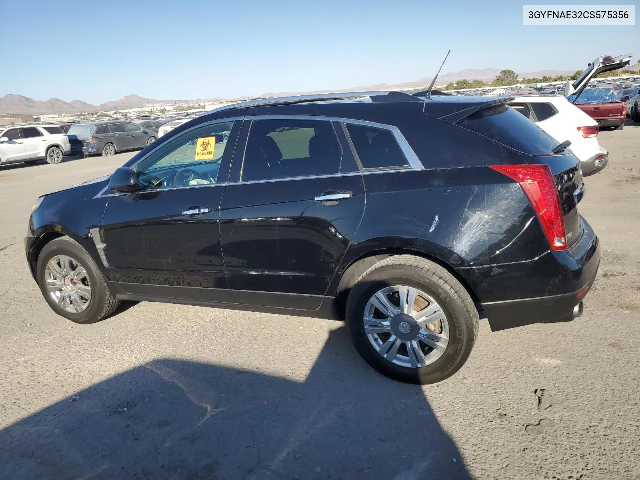 2012 Cadillac Srx Luxury Collection VIN: 3GYFNAE32CS575356 Lot: 74109994