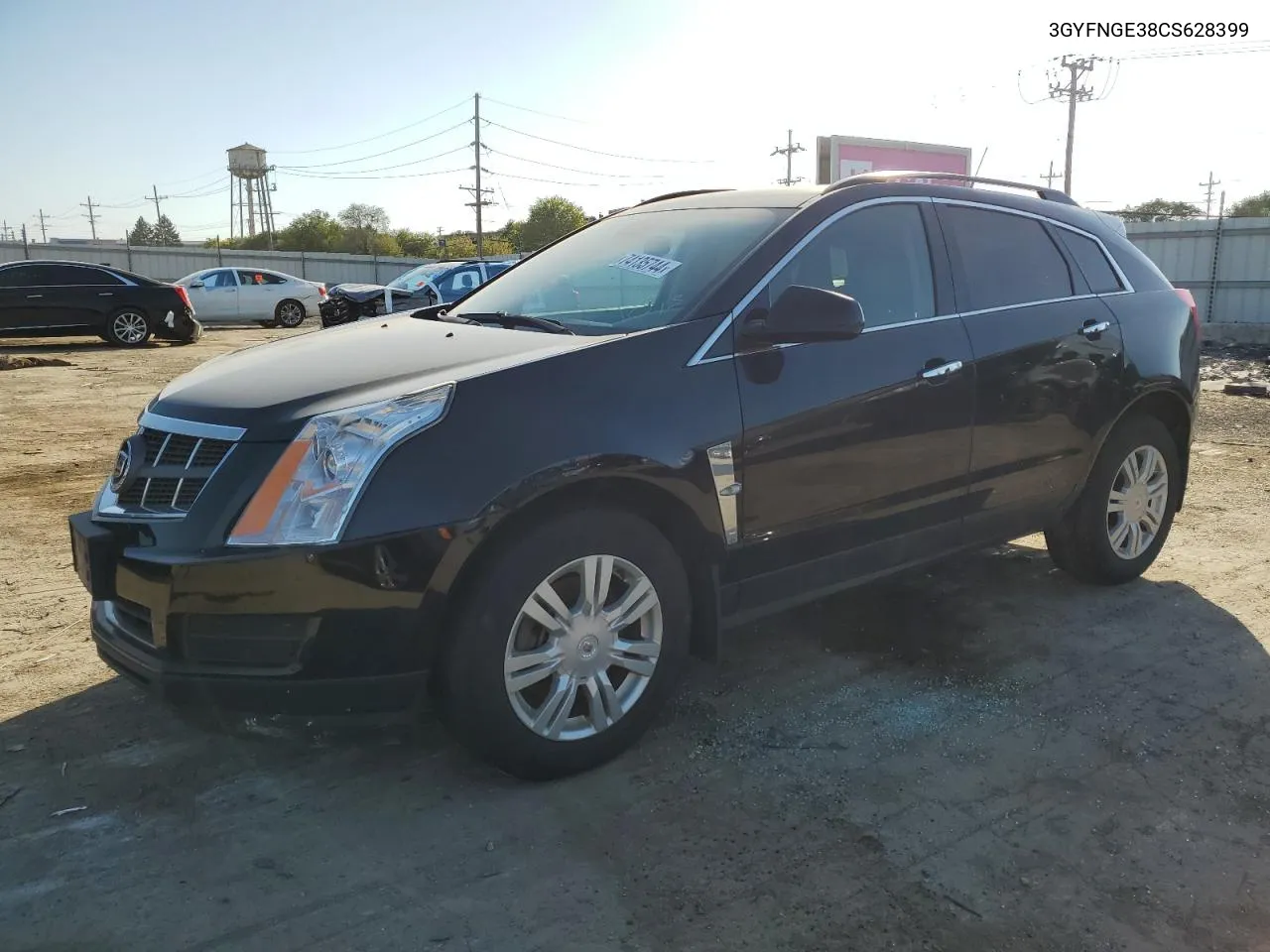 2012 Cadillac Srx VIN: 3GYFNGE38CS628399 Lot: 74135744