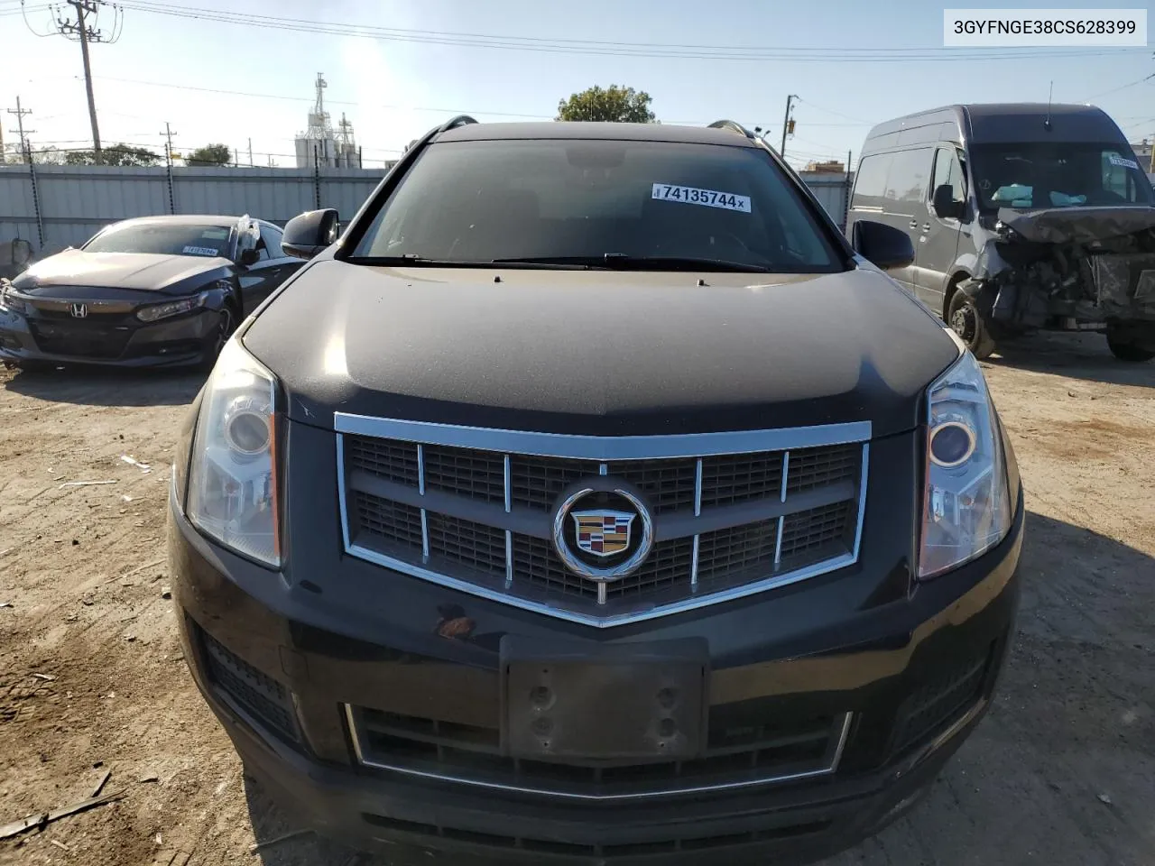 2012 Cadillac Srx VIN: 3GYFNGE38CS628399 Lot: 74135744