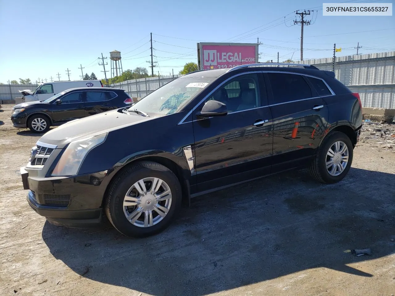 2012 Cadillac Srx Luxury Collection VIN: 3GYFNAE31CS655327 Lot: 74147974