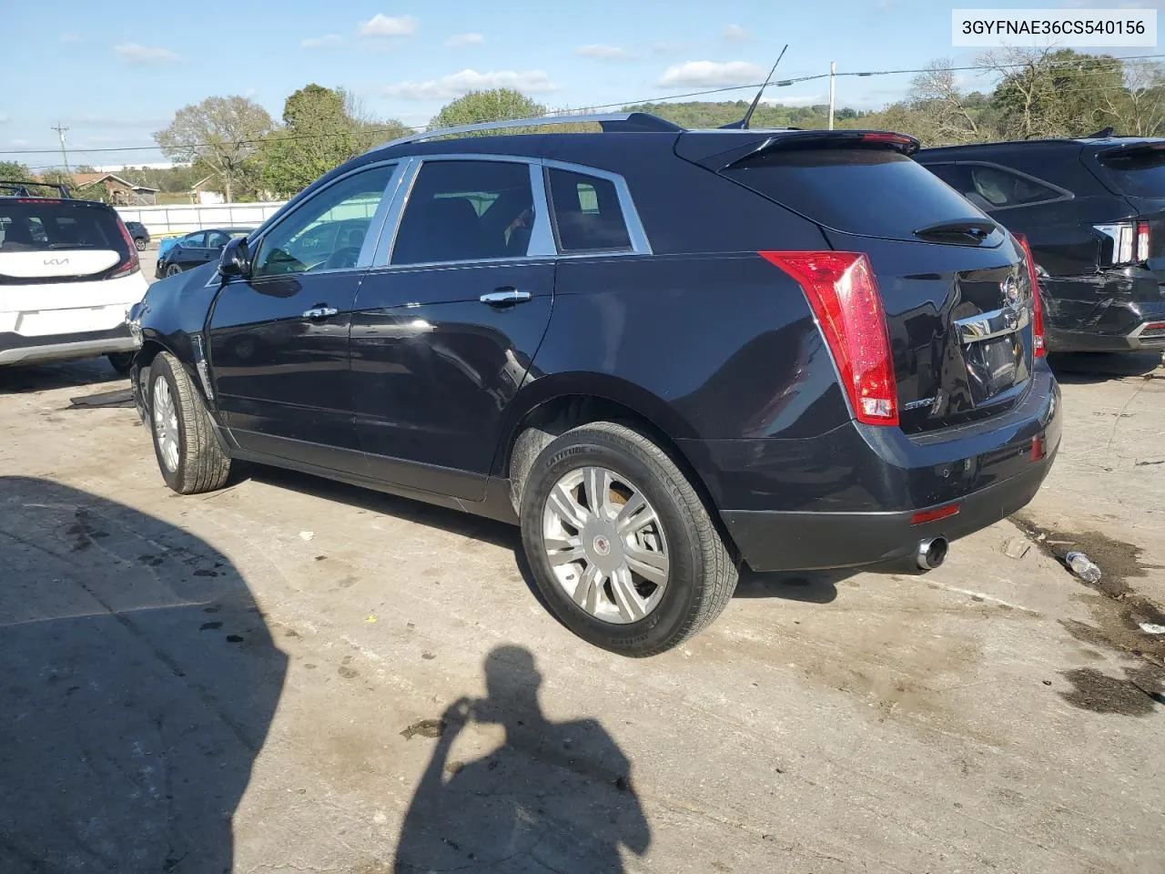 3GYFNAE36CS540156 2012 Cadillac Srx Luxury Collection