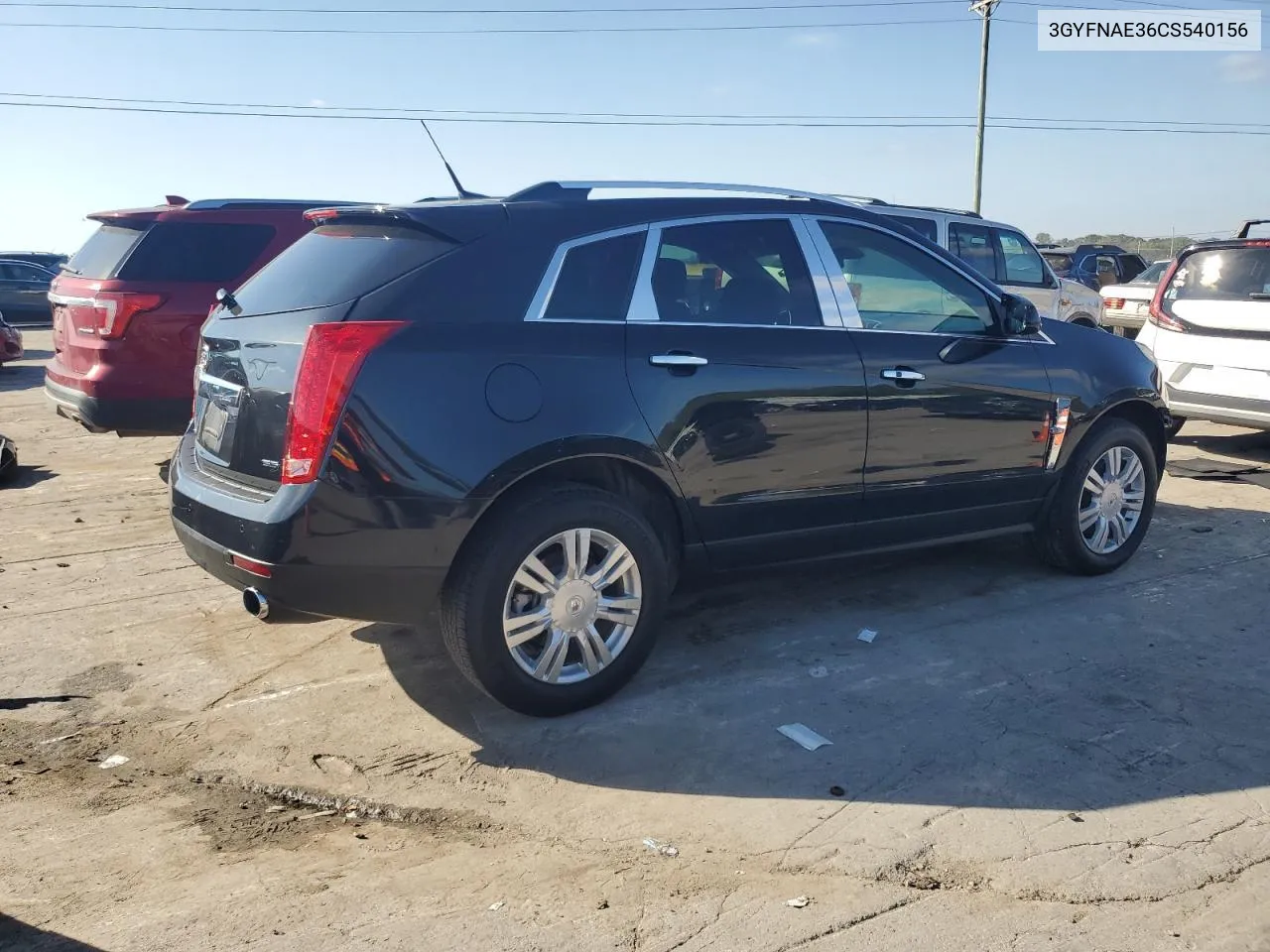 2012 Cadillac Srx Luxury Collection VIN: 3GYFNAE36CS540156 Lot: 74337394