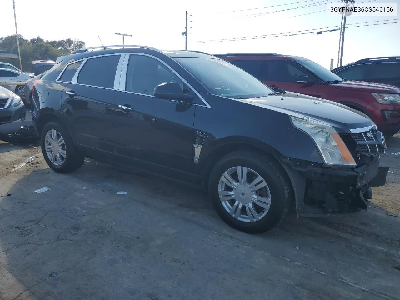 2012 Cadillac Srx Luxury Collection VIN: 3GYFNAE36CS540156 Lot: 74337394