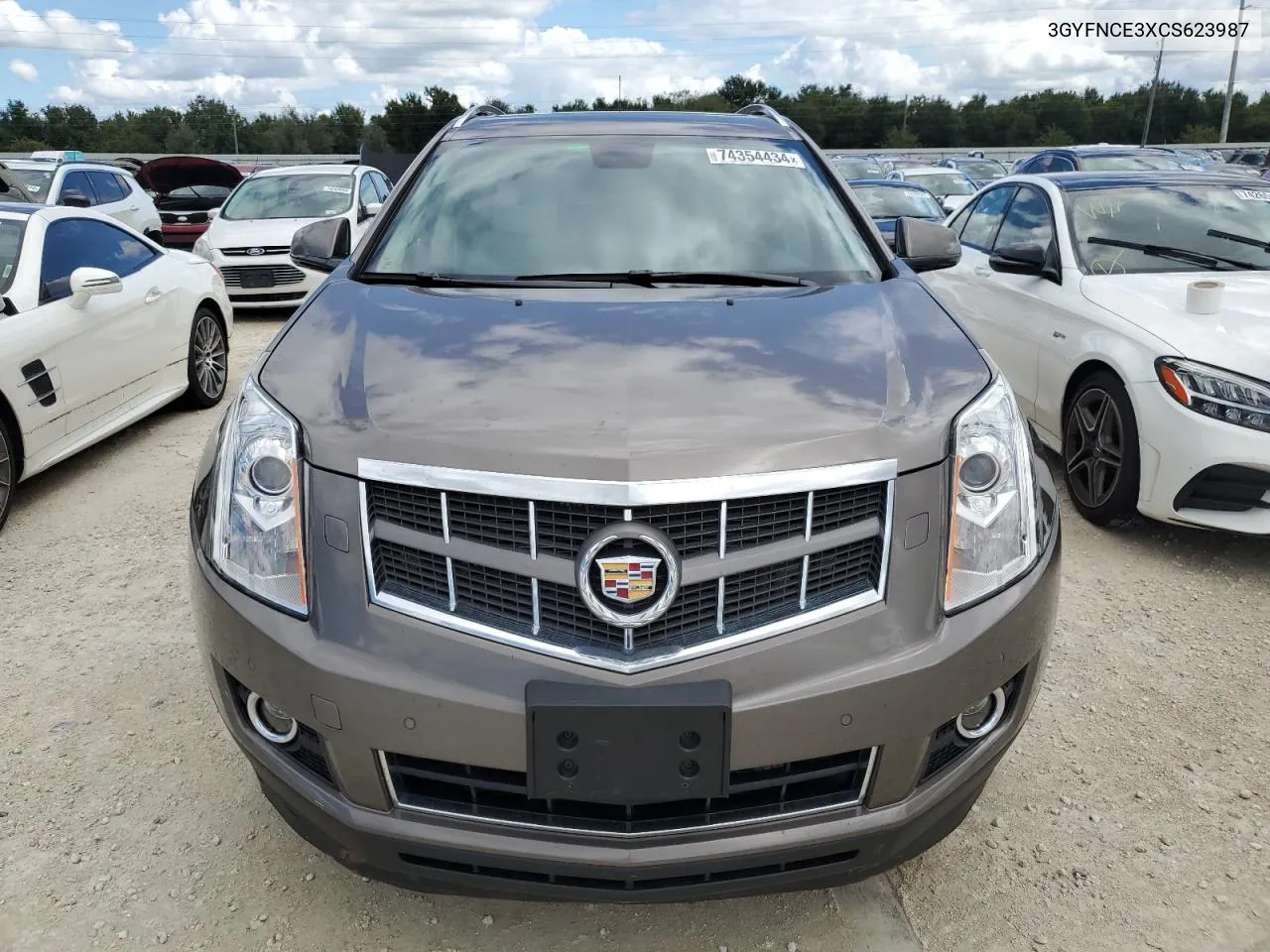 2012 Cadillac Srx Premium Collection VIN: 3GYFNCE3XCS623987 Lot: 74354434