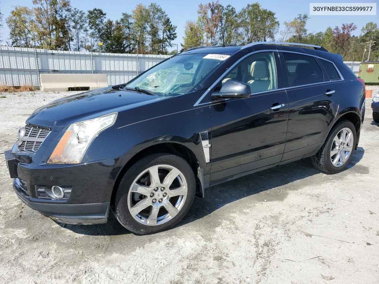 2012 Cadillac Srx Performance Collection VIN: 3GYFNBE33CS599977 Lot: 74448584