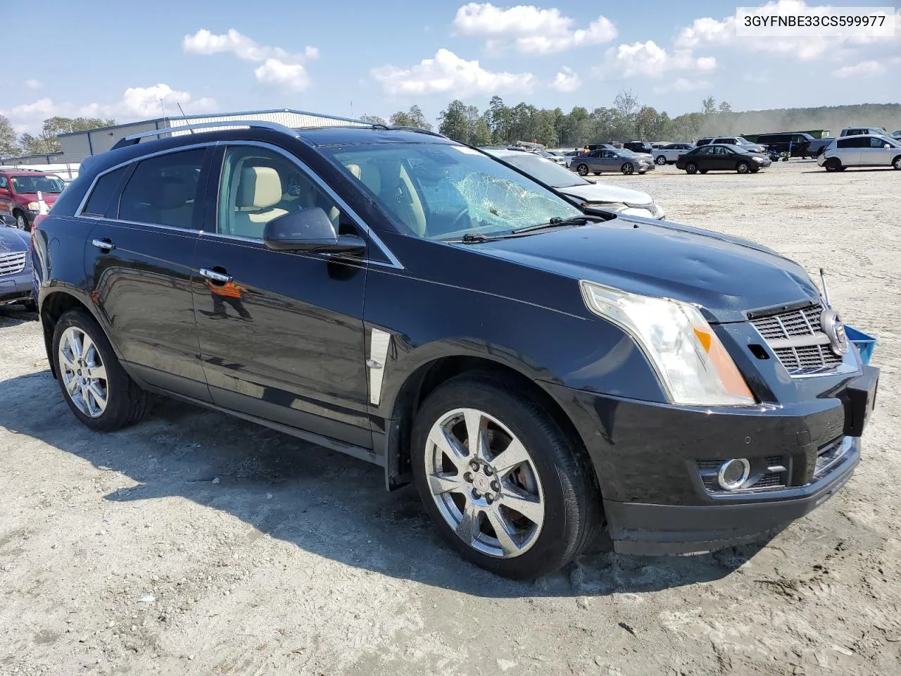 2012 Cadillac Srx Performance Collection VIN: 3GYFNBE33CS599977 Lot: 74448584