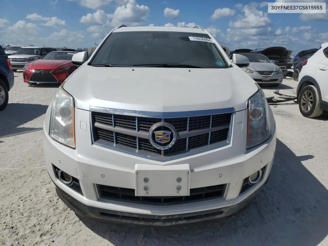 2012 Cadillac Srx Performance Collection VIN: 3GYFNEE37CS615955 Lot: 74656884