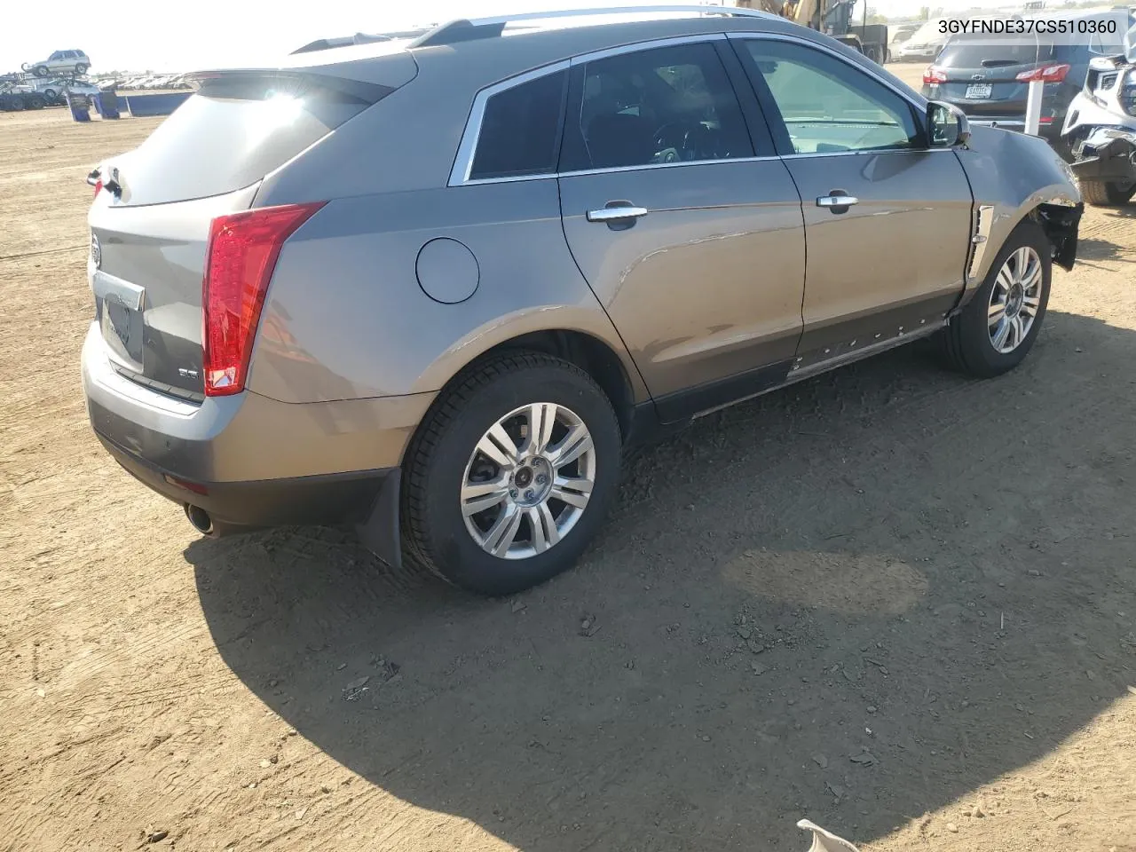 2012 Cadillac Srx Luxury Collection VIN: 3GYFNDE37CS510360 Lot: 74685484