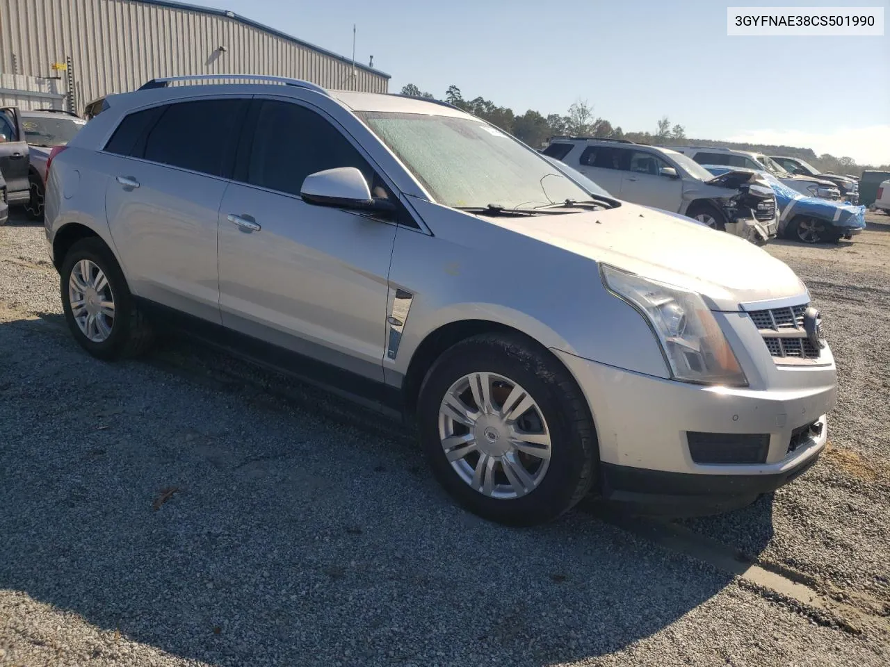 2012 Cadillac Srx Luxury Collection VIN: 3GYFNAE38CS501990 Lot: 74716954