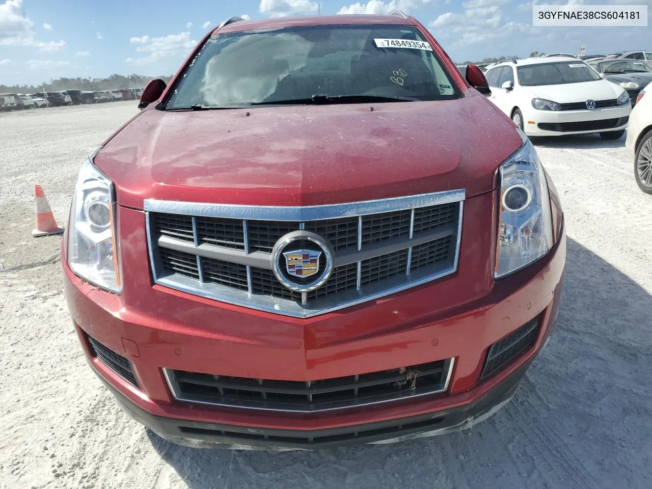 3GYFNAE38CS604181 2012 Cadillac Srx Luxury Collection