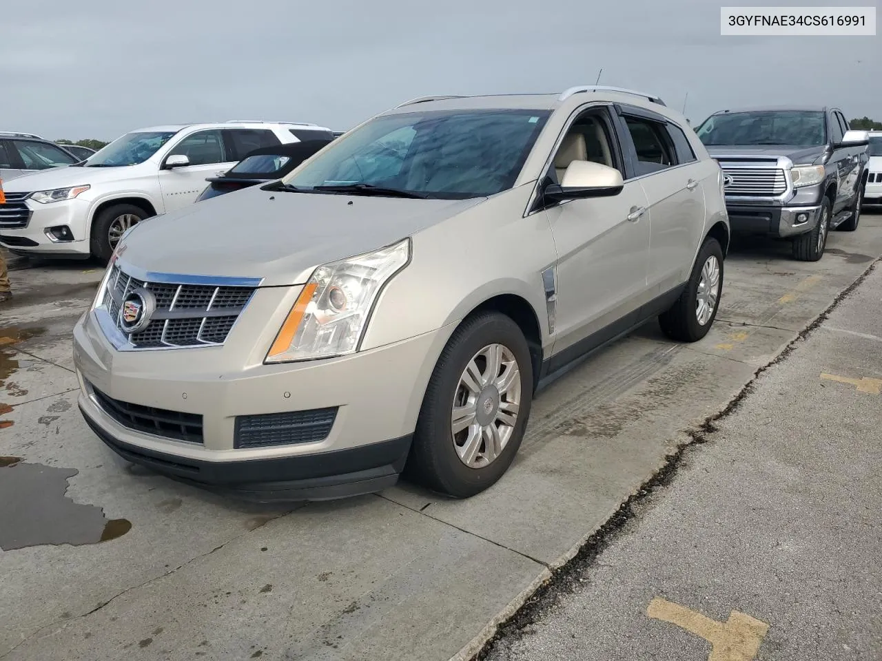 2012 Cadillac Srx Luxury Collection VIN: 3GYFNAE34CS616991 Lot: 75054764