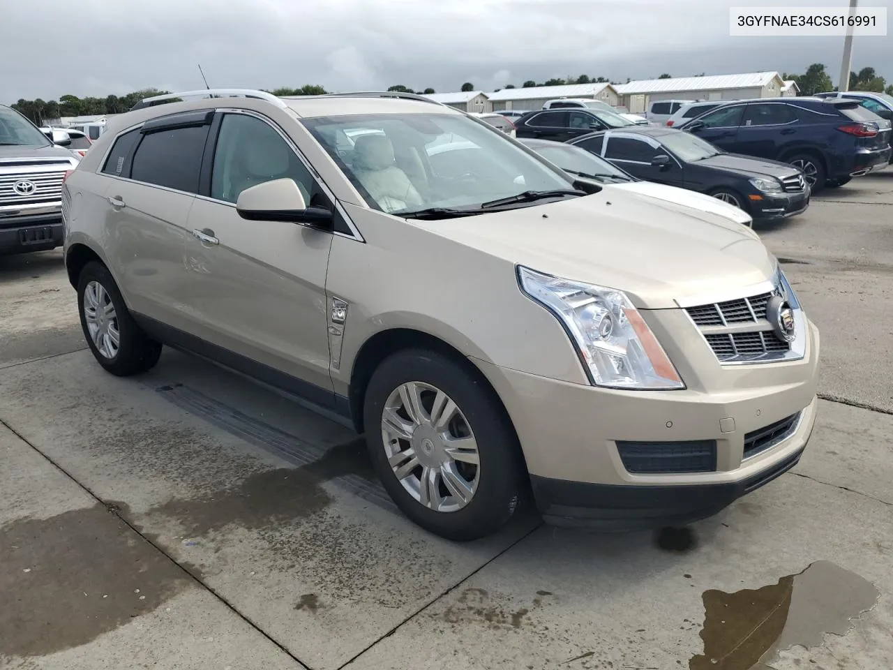 2012 Cadillac Srx Luxury Collection VIN: 3GYFNAE34CS616991 Lot: 75054764