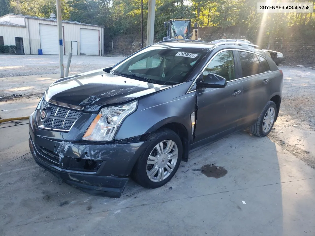 3GYFNAE35CS569258 2012 Cadillac Srx Luxury Collection