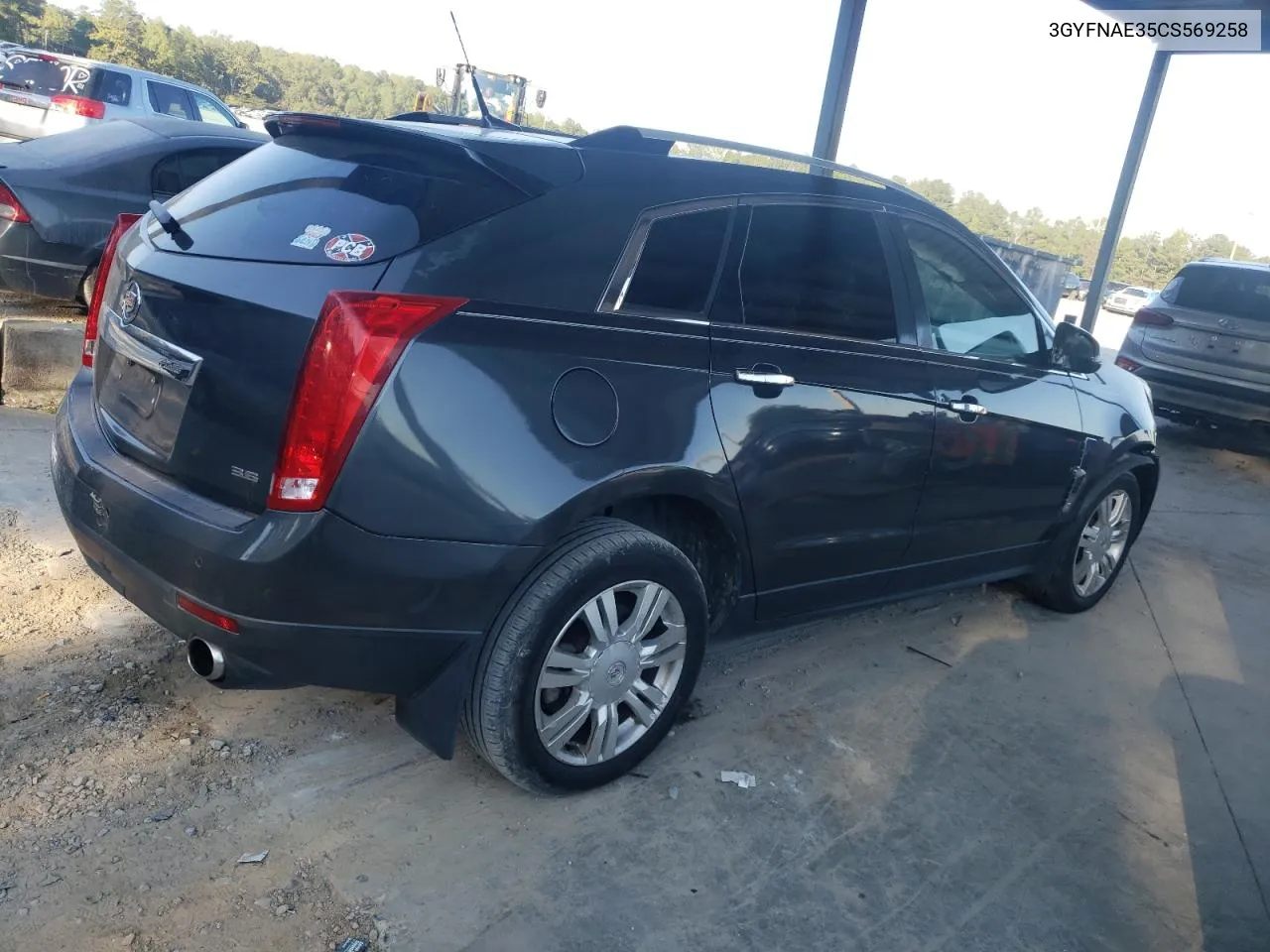 3GYFNAE35CS569258 2012 Cadillac Srx Luxury Collection