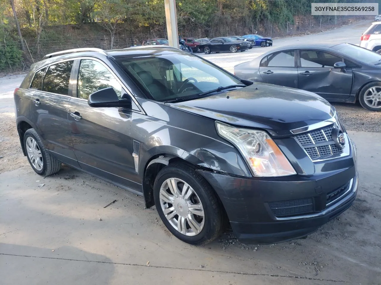 3GYFNAE35CS569258 2012 Cadillac Srx Luxury Collection