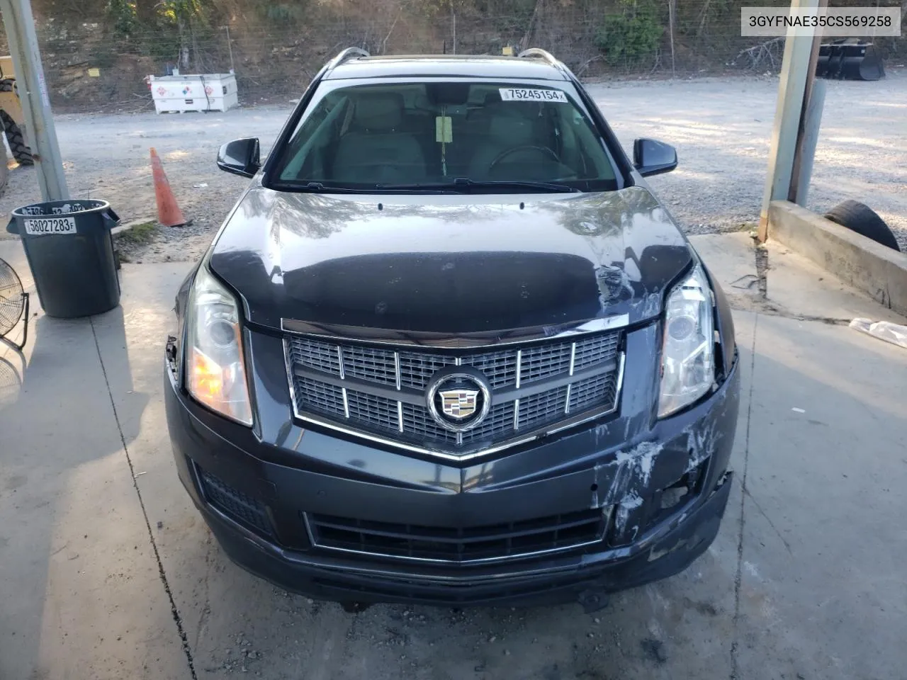 2012 Cadillac Srx Luxury Collection VIN: 3GYFNAE35CS569258 Lot: 75245154