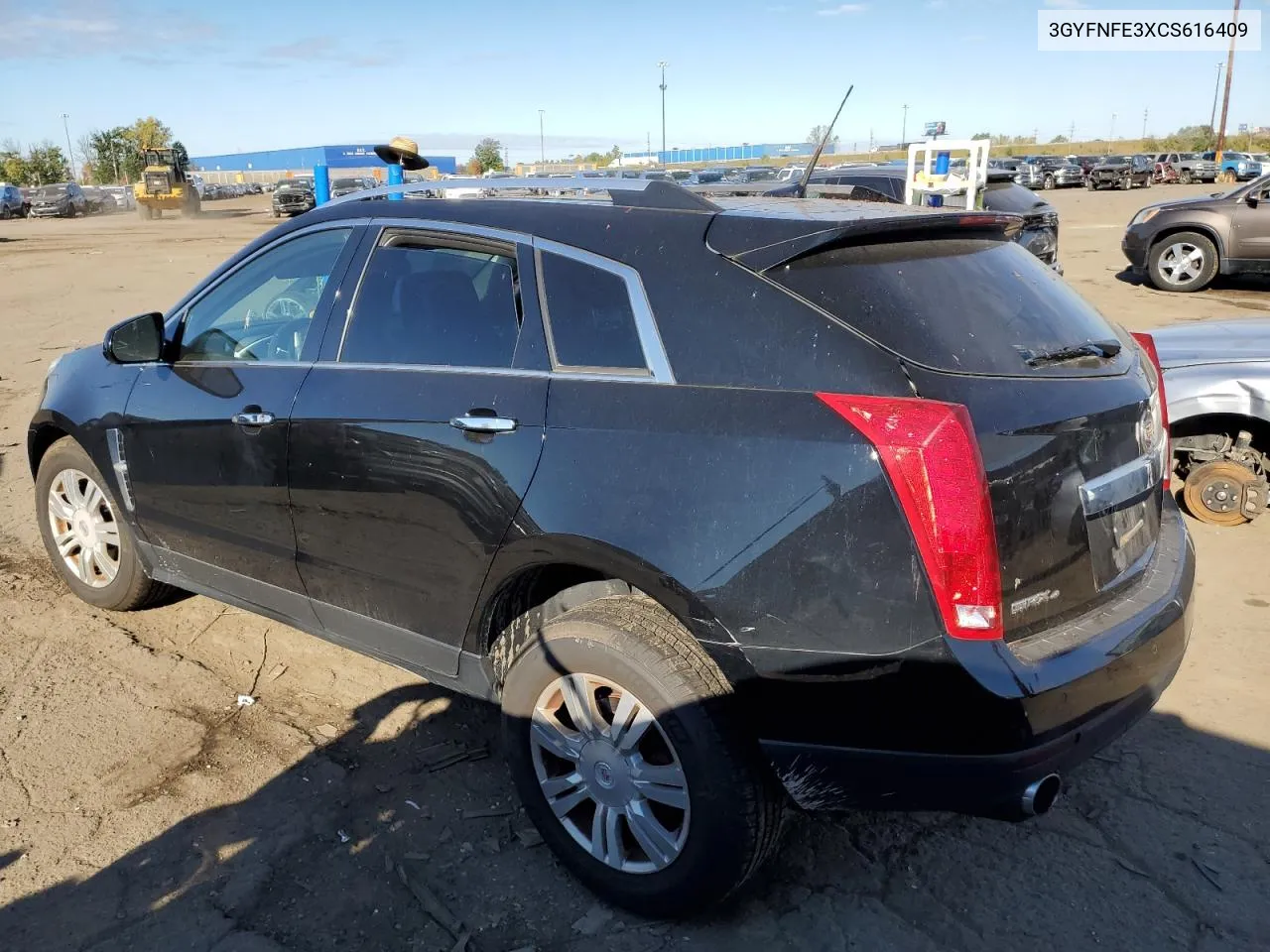 2012 Cadillac Srx Premium Collection VIN: 3GYFNFE3XCS616409 Lot: 75406864