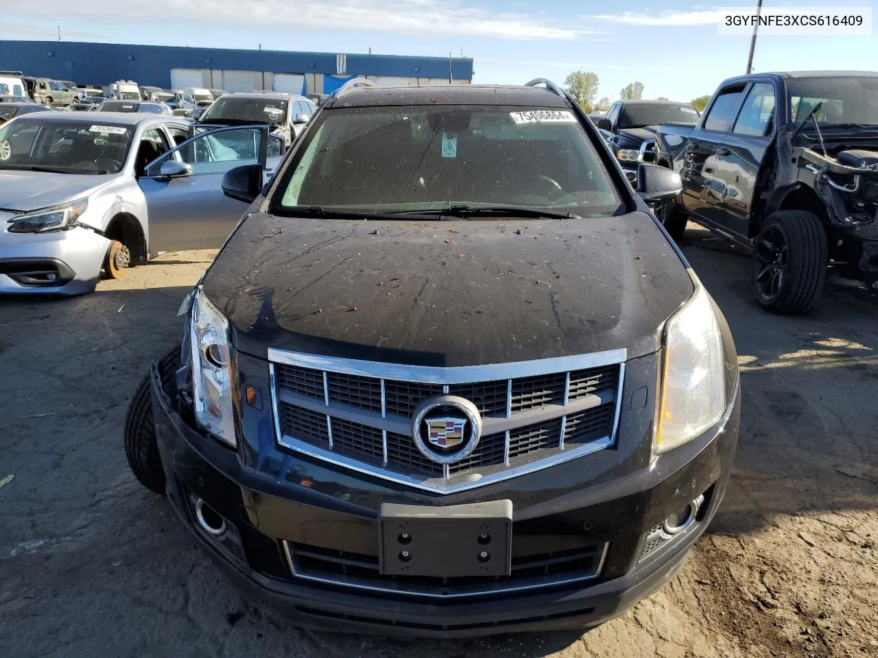 2012 Cadillac Srx Premium Collection VIN: 3GYFNFE3XCS616409 Lot: 75406864