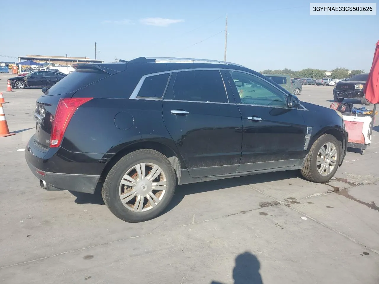 3GYFNAE33CS502626 2012 Cadillac Srx Luxury Collection