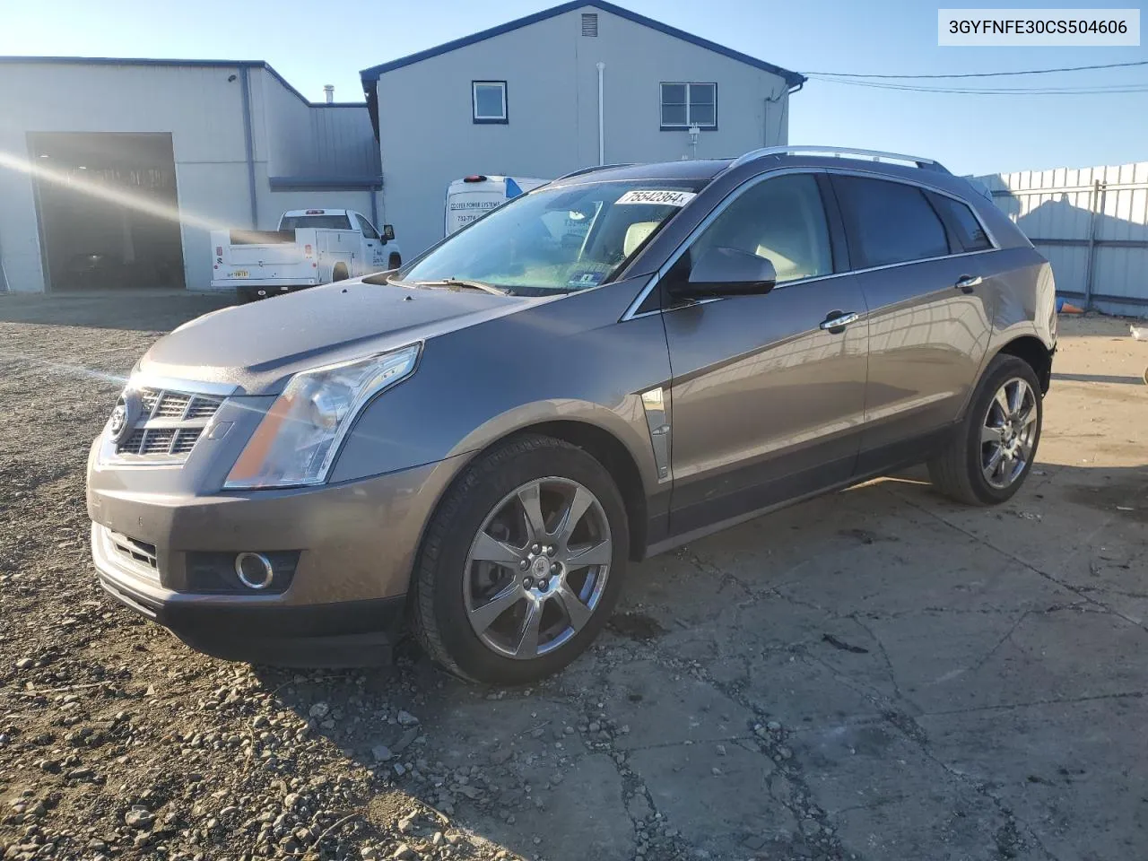 2012 Cadillac Srx Premium Collection VIN: 3GYFNFE30CS504606 Lot: 75542364