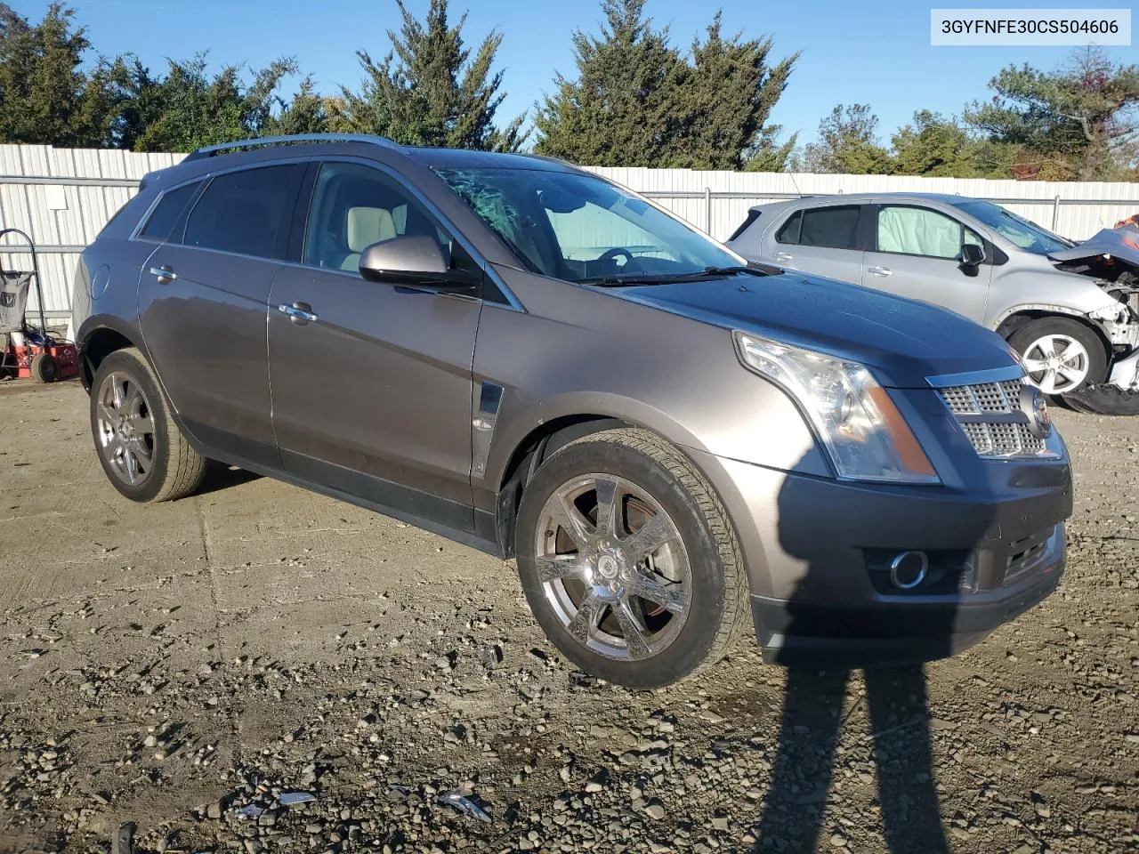 2012 Cadillac Srx Premium Collection VIN: 3GYFNFE30CS504606 Lot: 75542364