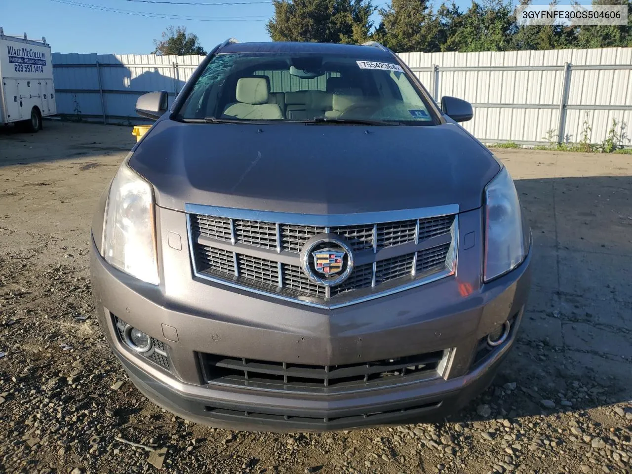 2012 Cadillac Srx Premium Collection VIN: 3GYFNFE30CS504606 Lot: 75542364