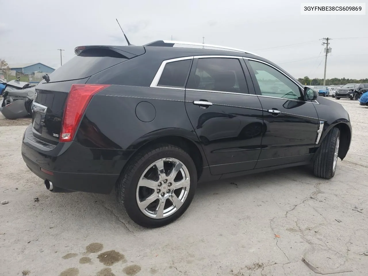 2012 Cadillac Srx Performance Collection VIN: 3GYFNBE38CS609869 Lot: 75686974