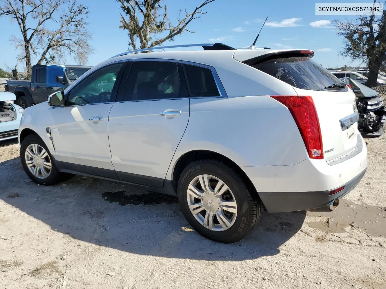 2012 Cadillac Srx Luxury Collection VIN: 3GYFNAE3XCS571149 Lot: 76244394