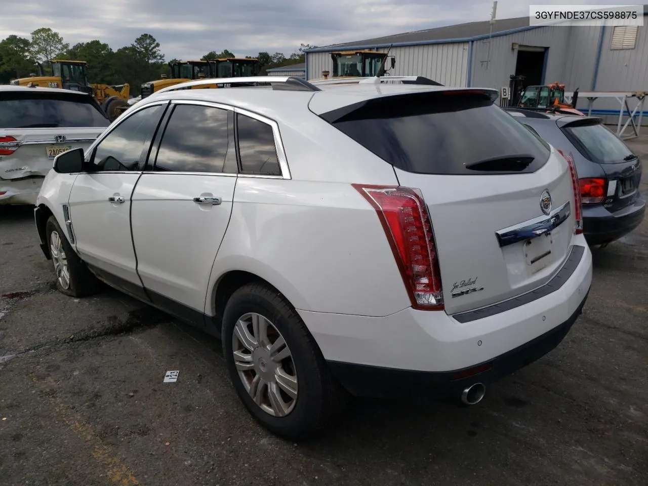 2012 Cadillac Srx Luxury Collection VIN: 3GYFNDE37CS598875 Lot: 76261784