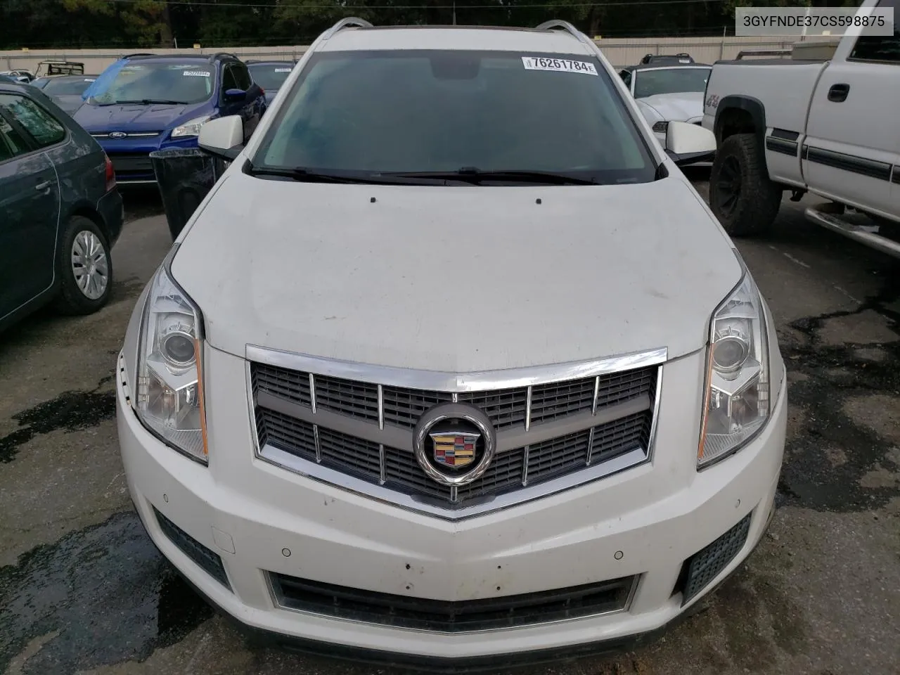 3GYFNDE37CS598875 2012 Cadillac Srx Luxury Collection