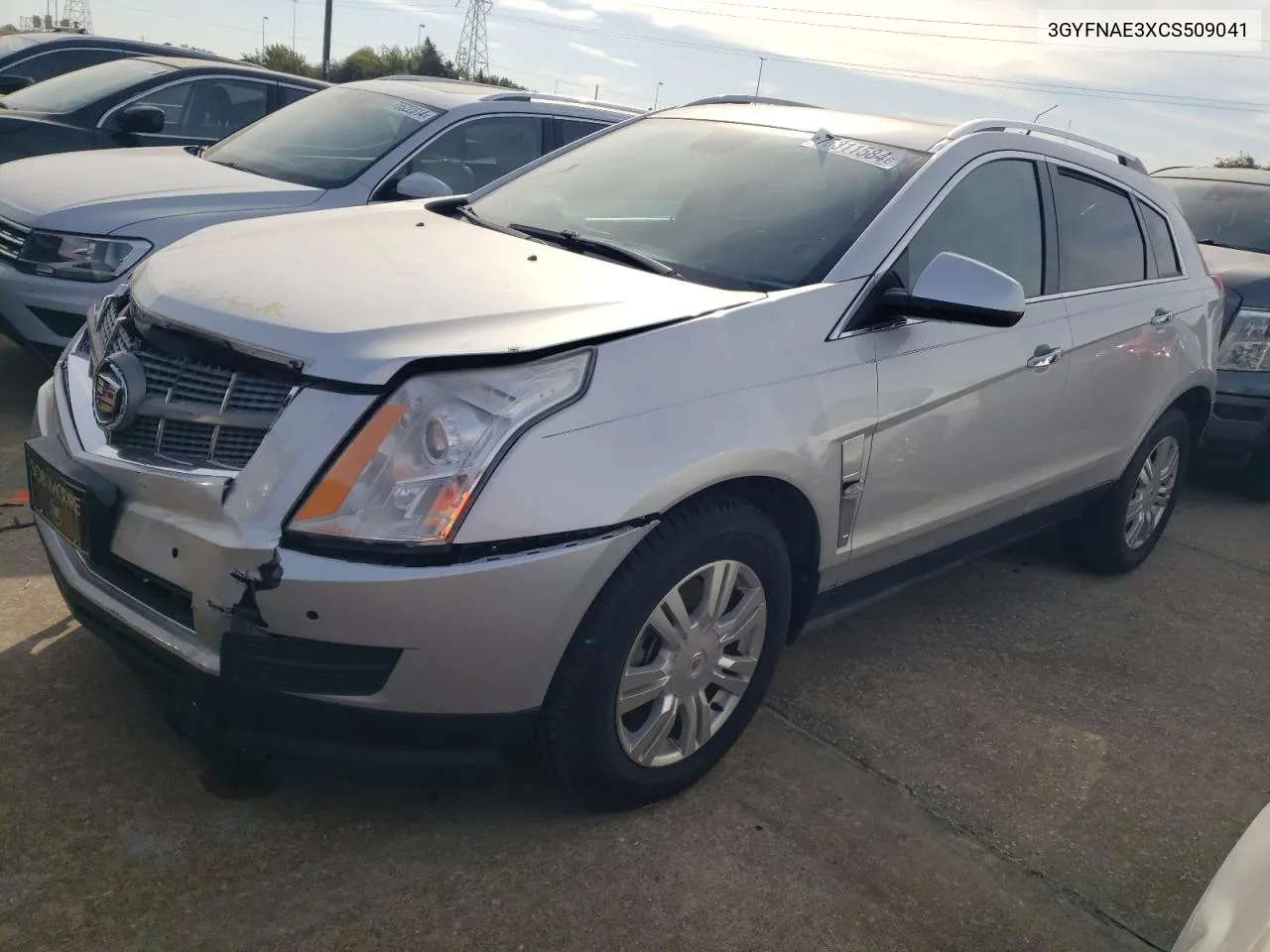 2012 Cadillac Srx Luxury Collection VIN: 3GYFNAE3XCS509041 Lot: 76311584