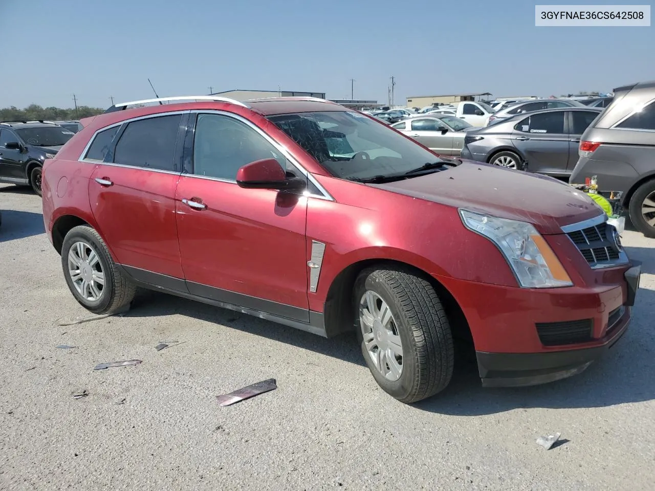 2012 Cadillac Srx Luxury Collection VIN: 3GYFNAE36CS642508 Lot: 76316584