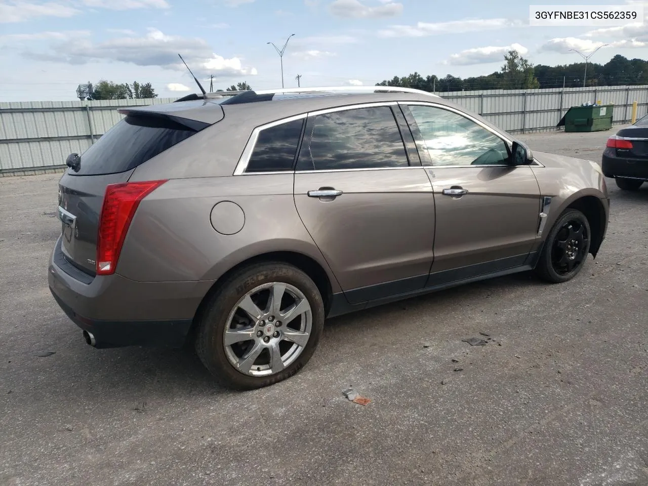 2012 Cadillac Srx Performance Collection VIN: 3GYFNBE31CS562359 Lot: 76319094