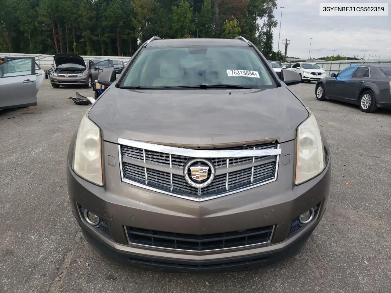 2012 Cadillac Srx Performance Collection VIN: 3GYFNBE31CS562359 Lot: 76319094