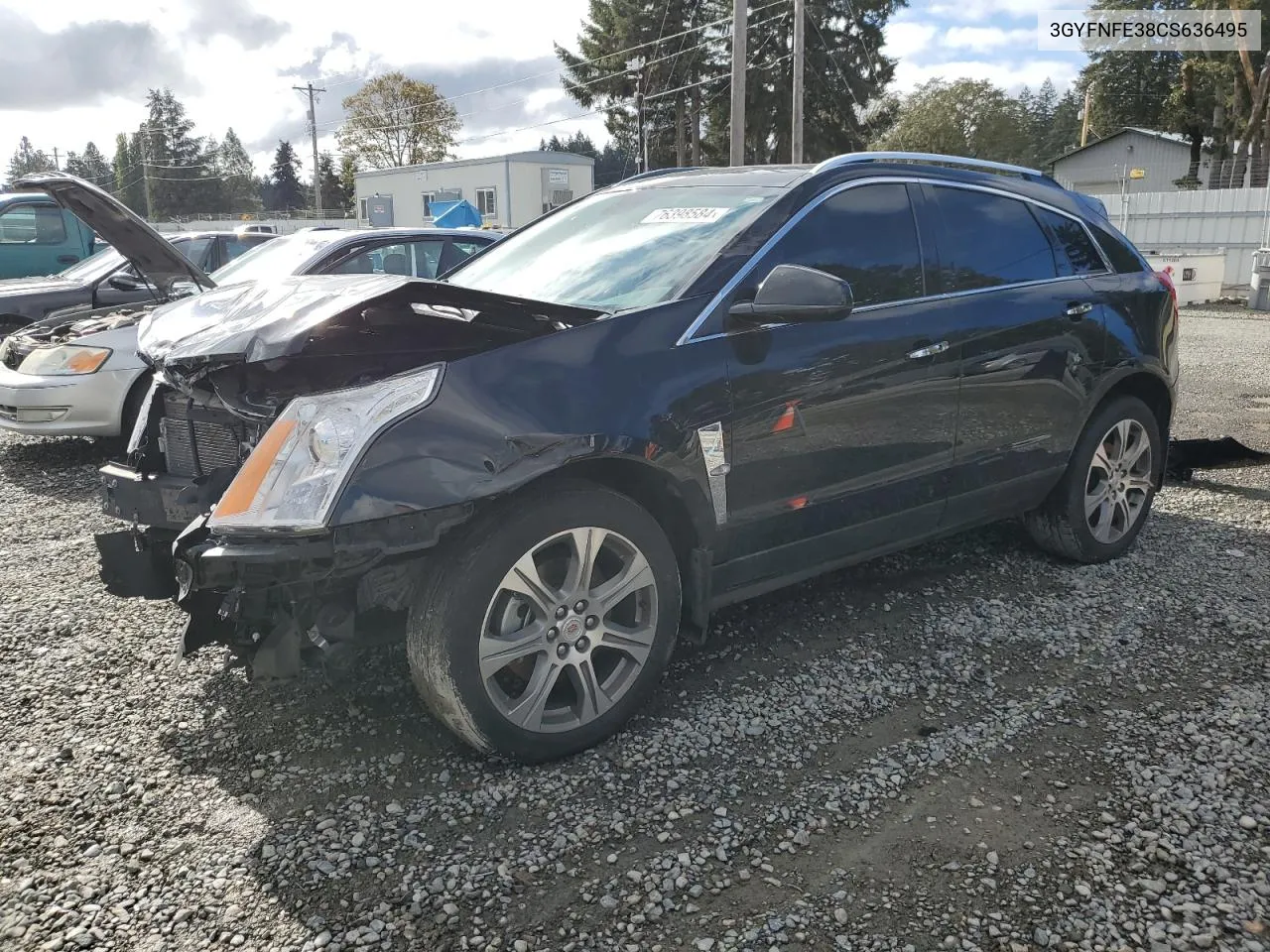 3GYFNFE38CS636495 2012 Cadillac Srx Premium Collection