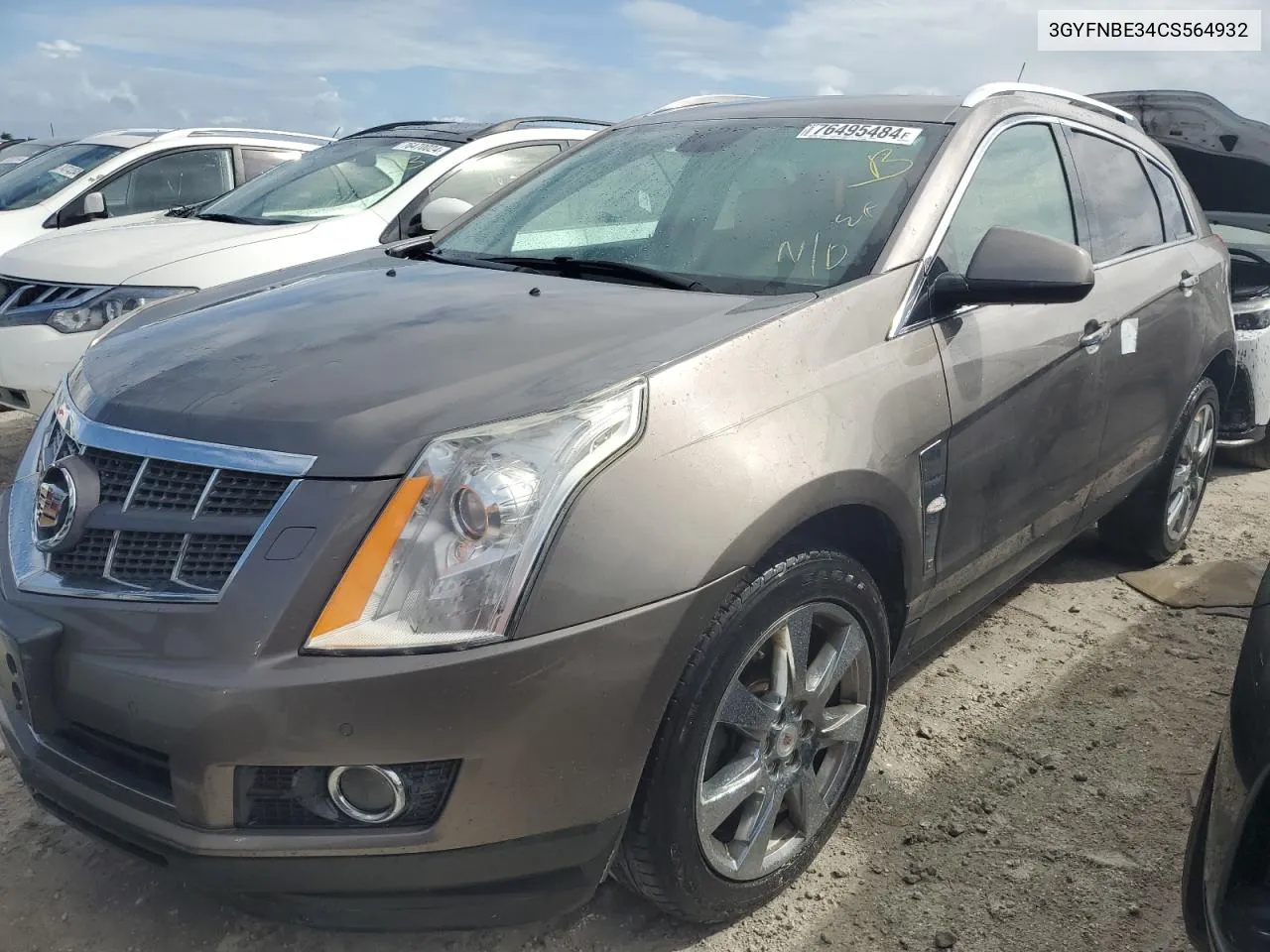 2012 Cadillac Srx Performance Collection VIN: 3GYFNBE34CS564932 Lot: 76495484